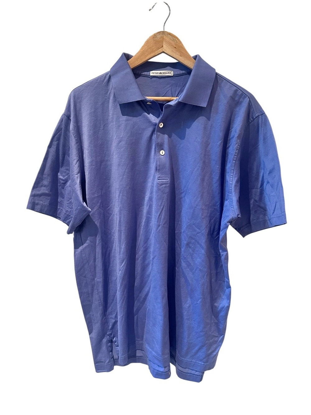 Peter Millar Polo Golf Shirt‎ Blue XXL